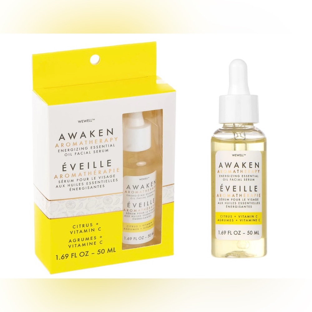 ***SOLD PIT***Awaken Aromatherapy Facial Serum Energizing Essential Oil W Vitami